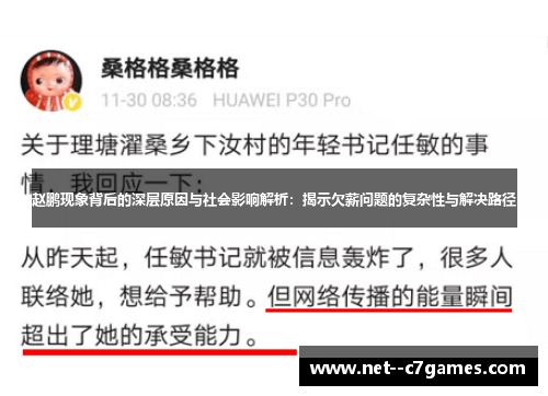 赵鹏现象背后的深层原因与社会影响解析:揭示欠薪问题的复杂性与解决路径 赵鹏现象背后的深层原因与社会影响解析:揭示欠薪问题的复杂性与解决路径